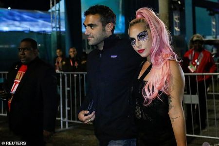 Lady Gaga and Michael Polansky first appeared in public together at the Super Bowl Game between Kansas City Chiefs and San Francisco 49ers, where she performed at the pre-Super Bowl party.
